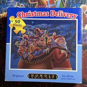 🧩 50 piece Dowdle “Christmas Delivery” puzzle is the perfect Christmas present!